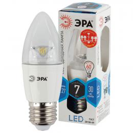 Лампа светодиодная ЭРА E27 7W 4000K прозрачная LED B35-7W-840-E27-Clear Б0028481  - 3 купить