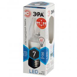 Лампа светодиодная ЭРА E27 7W 4000K прозрачная LED B35-7W-840-E27-Clear Б0028481  - 4 купить