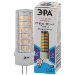 Изображение продукта Лампа светодиодная ЭРА G4 5W 4000K прозрачная LED JC-5W-12V-CER-840-G4 Б0049088 