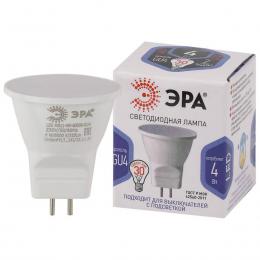 Лампа светодиодная ЭРА GU4 4W 4000K матовая LED MR11-4W-6000K-GU4 Б0049067  купить