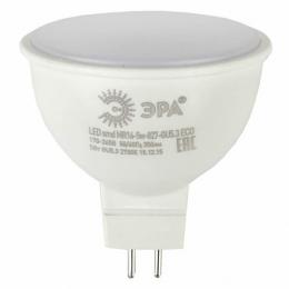 Лампа светодиодная ЭРА GU5.3 5W 2700K матовая ECO LED MR16-5W-827-GU5.3 Б0020622  купить