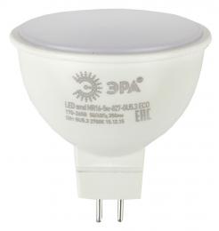 Лампа светодиодная ЭРА GU5.3 5W 2700K матовая LED MR16-5W-827-GU5.3 R Б0050230  - 3 купить
