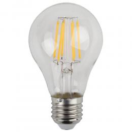 Лампа светодиодная филаментная ЭРА E27 7W 4000K прозрачная F-LED A60-7W-840-E27 Б0019013  купить