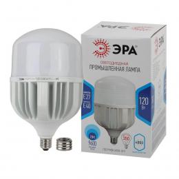 Лампа светодиодная сверхмощная ЭРА E27/E40 120W 4000K матовая LED POWER T160-120W-4000-E27/E40 Б0051793  купить