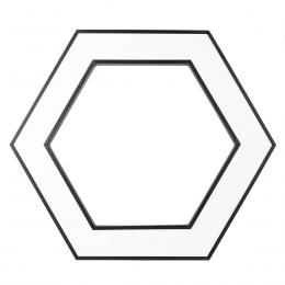 Подвесной светодиодный cветильник Geometria ЭРА Hexagon SPO-123-B-40K-045 45Вт 4000К черный Б0050555  - 4 купить