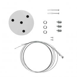 Подвесной светодиодный cветильник Geometria ЭРА Ring SPO-131-W-40K-045 45Вт 4000К белый Б0050558  - 5 купить