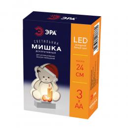 Светодиодная новогодняя фигура ЭРА EGNDS-07 Мишка 1 LED Б0051931  - 2 купить