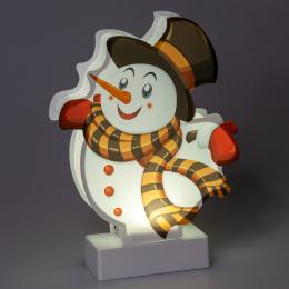 Светодиодная новогодняя фигура ЭРА EGNDS-08 Снеговичок 1 LED Б0051932  - 1 купить
