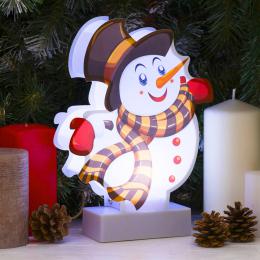 Светодиодная новогодняя фигура ЭРА EGNDS-08 Снеговичок 1 LED Б0051932  - 4 купить
