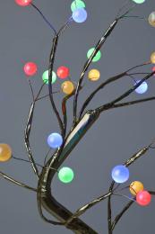 Светодиодная новогодняя фигура ЭРА ЕGNID - 36M дерево с разноцветными жемчужинами 36 LED Б0051948  - 8 купить