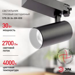 Трековый светодиодный светильник ЭРА SТR-30-36-30K-B30 Б0049779  - 6 купить