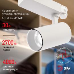 Трековый светодиодный светильник ЭРА SТR-30-36-40K-W30 Б0049754  - 6 купить