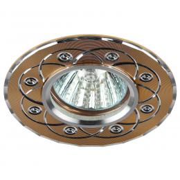 Встраиваемый светильник ЭРА Алюминиевый KL40 SL/GD Б0003850  - 1 купить